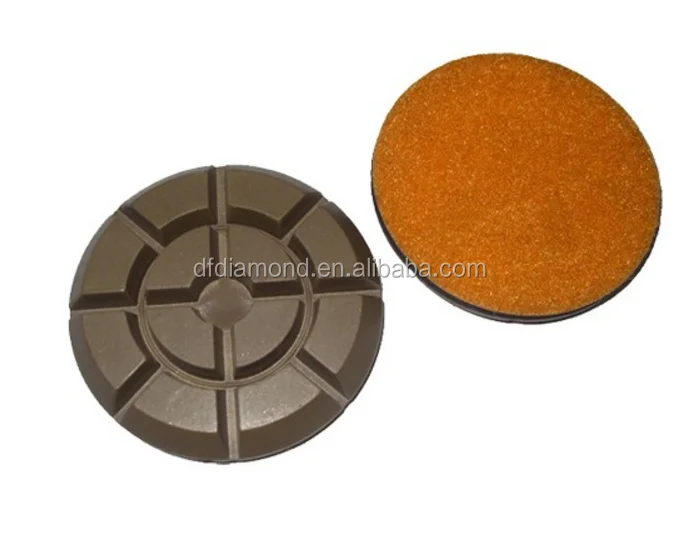 4 Inch 100mm Angle Grinder Diamond Resin Granite Marble Concrete Wet / Dry Flexible Polishing Pad