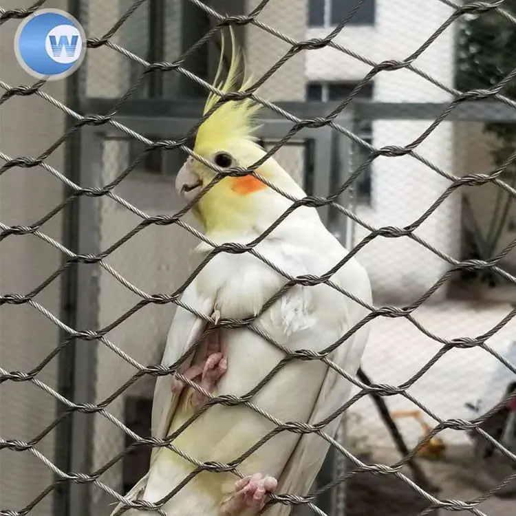 Дешевая клетка для птиц из нержавеющей стальной трос сетка вольер сетки