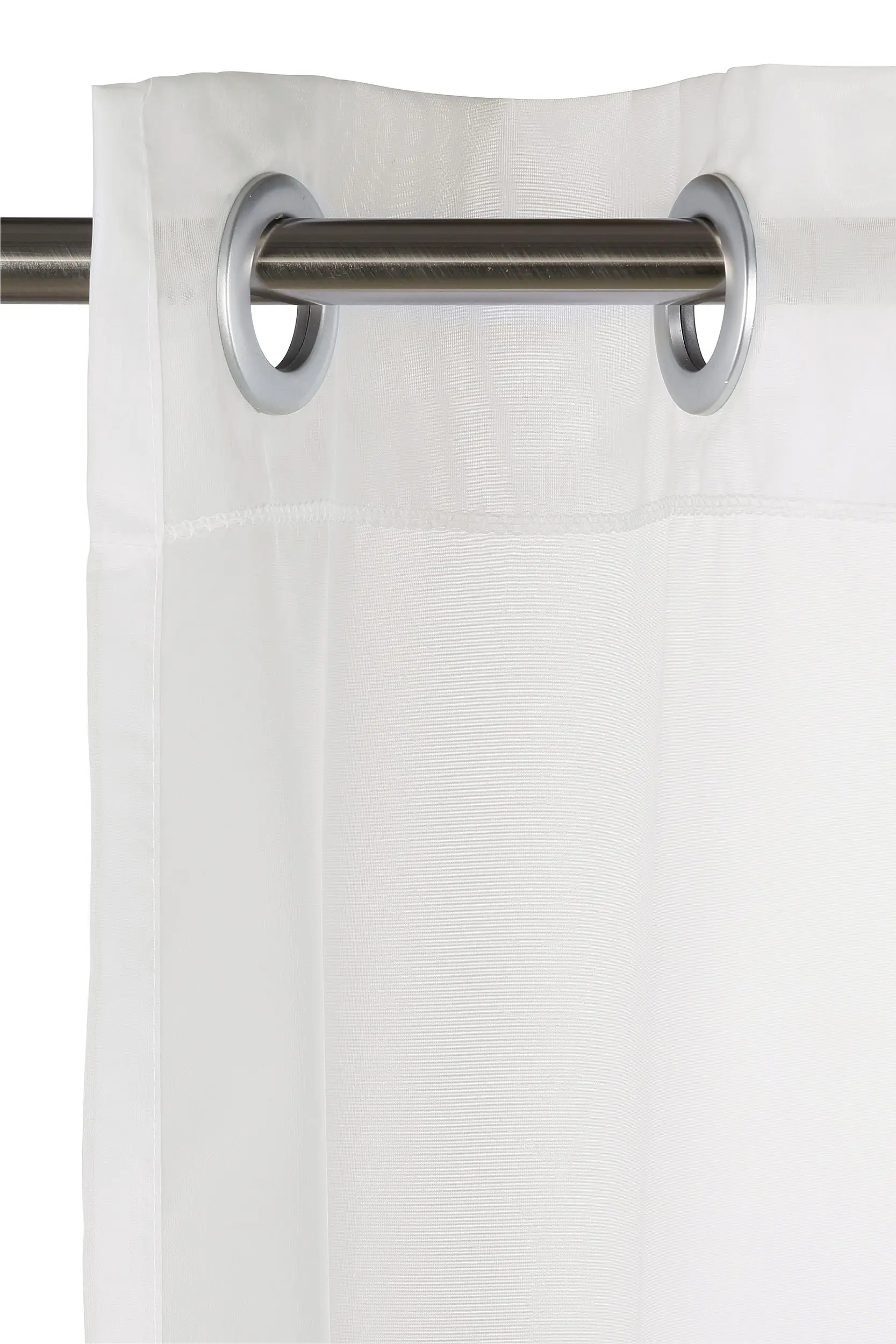 European design custom fancy 100% polyester white curtain sheer for window