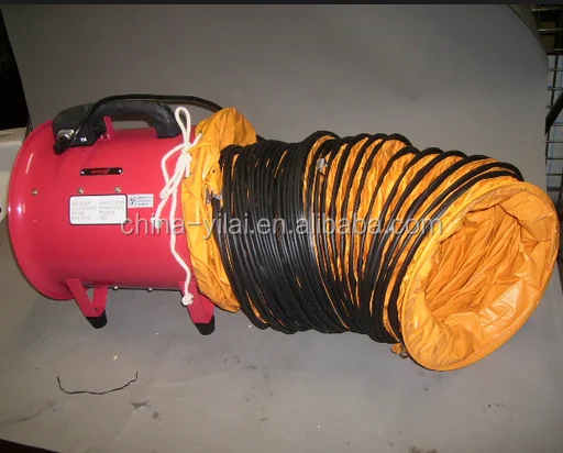 
pvc ventilation nylon flexible duct, 200mm industrial flexible fabric ducting 