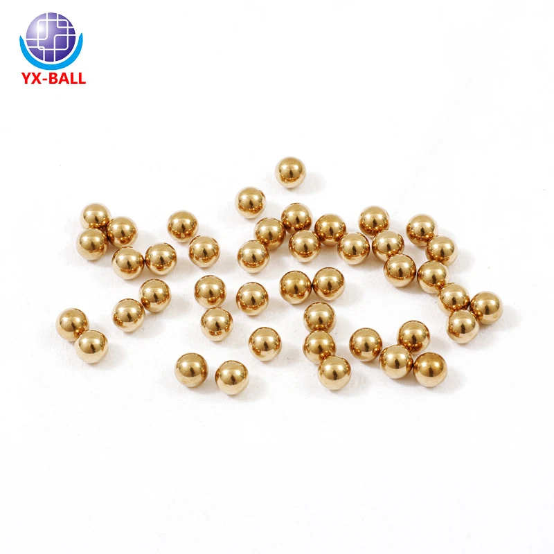 High hardness precision 2mm 2.381mm 3mm 3.175mm 4mm 6mm 6.35mm 7.144mm brass ball for bearing