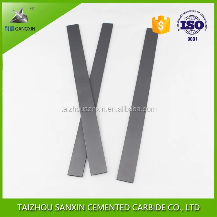 factory direct sale Custom yg6 yg8 yg12c tungsten carbide long sheets woodworking cutting tools strips sanxin