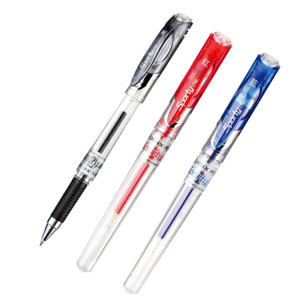 Fast moving 0.7mm Promotional Plastic Pen Case Advertising Slogan Pen