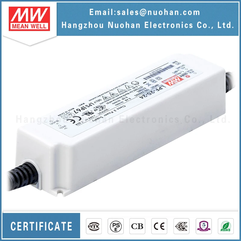 Mean Well LPF-25-24 25W 24V led driver