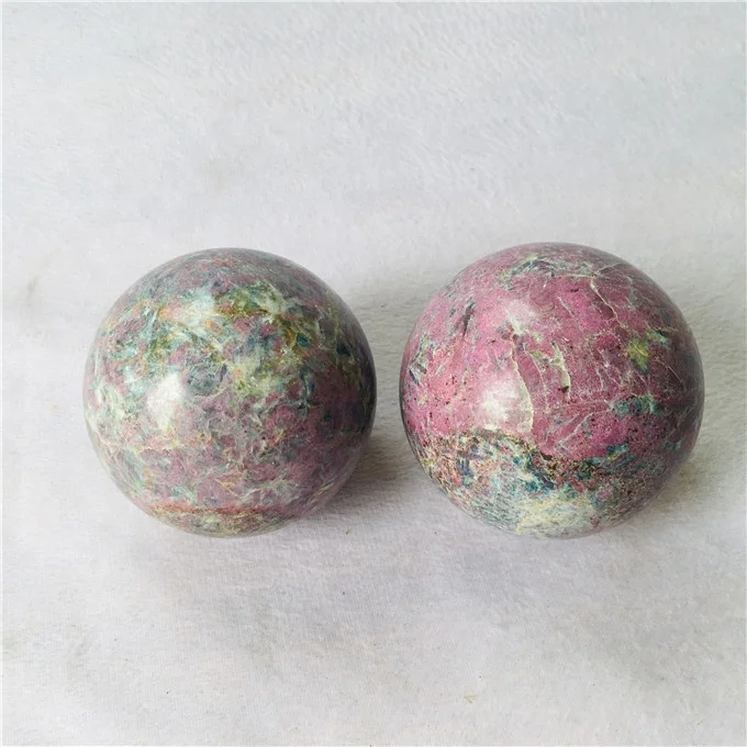 wholesale natural rock crystal ball red green treasure gemstone quartz ball for sale
