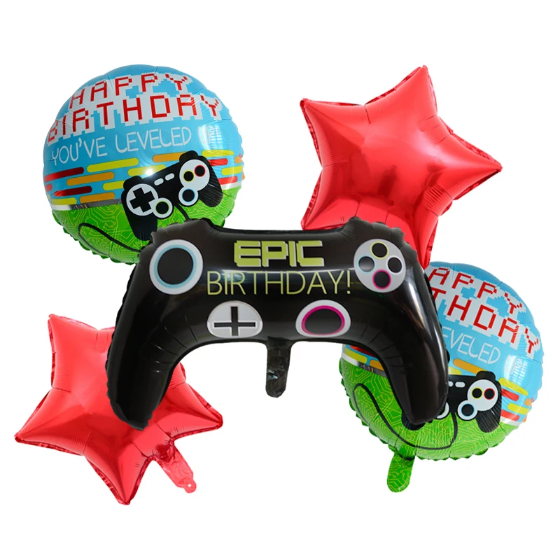 Игровые фольгированные воздушные шары игровые надувные украшение на