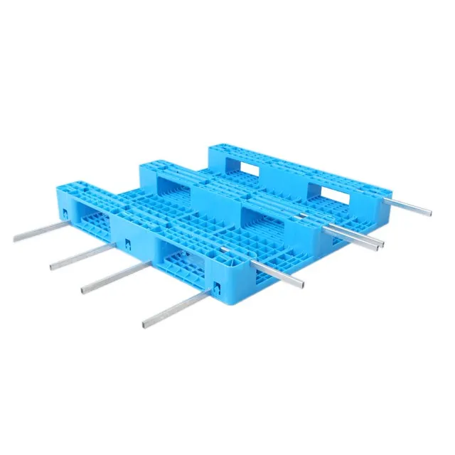 Hdpe Heavy Duty Steel Reinforced logistic Euro Plastic Pallet