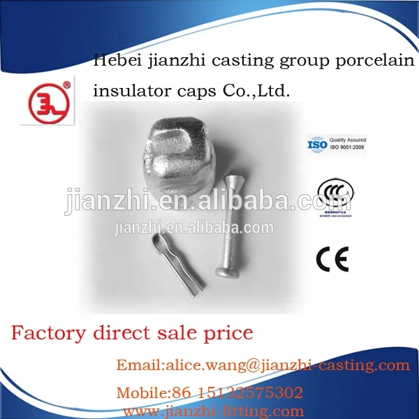 
High voltage glass insulators and accessories for overhead power transmission lines 