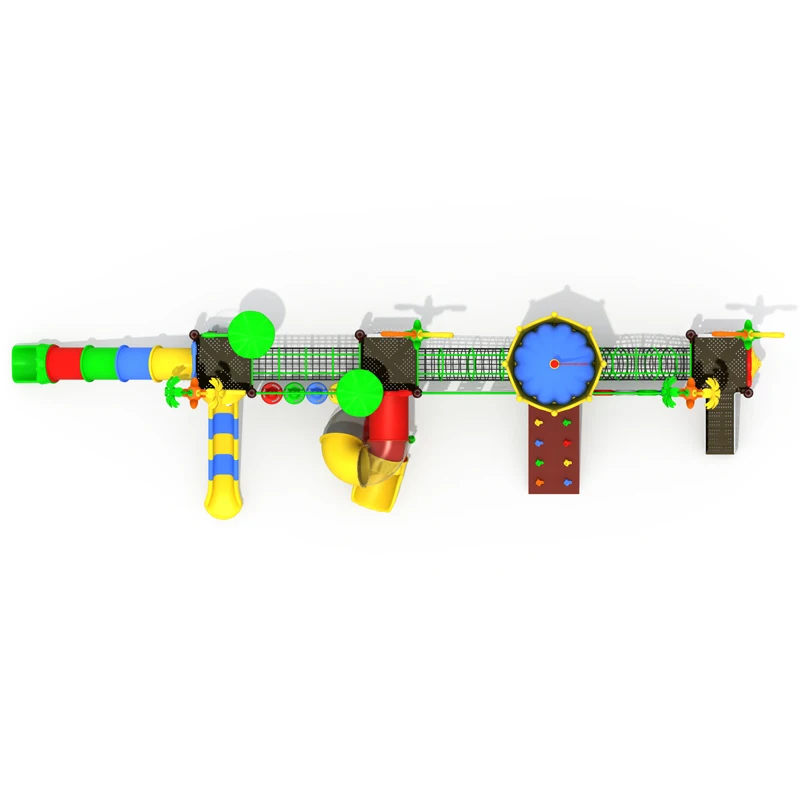 New slide play set outdoor plastic jungle gym with slide kids outdoor jungle gym