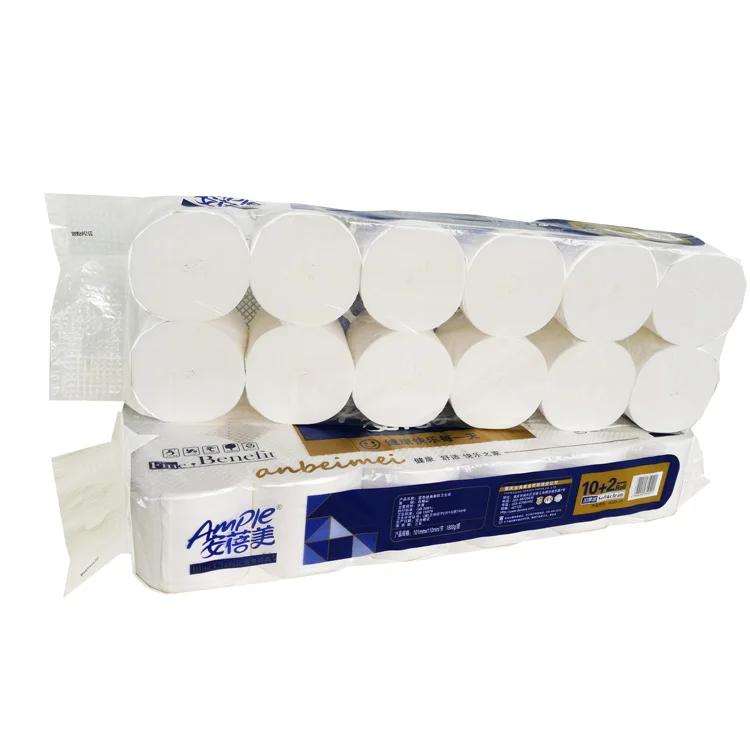 Хорошее качество 3-слойная переработанная целлюлоза цена жесткая туалетная бумага обычная белая 15 г/кв. М Экологически чистая стиральная комната 10*10 см точка