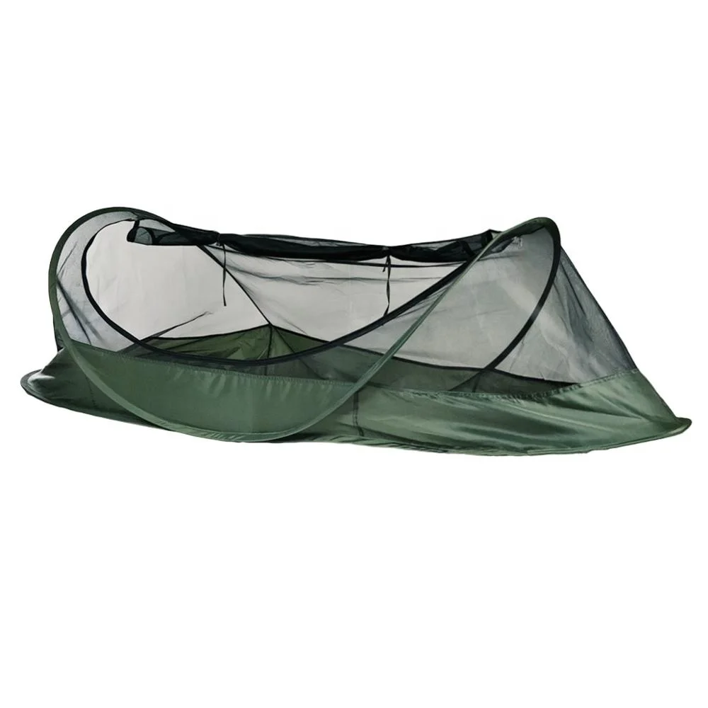 Small Packing Single Folding Beach Shelter Camping Hiking Tactical Outdoor  Mosquito Net Tent