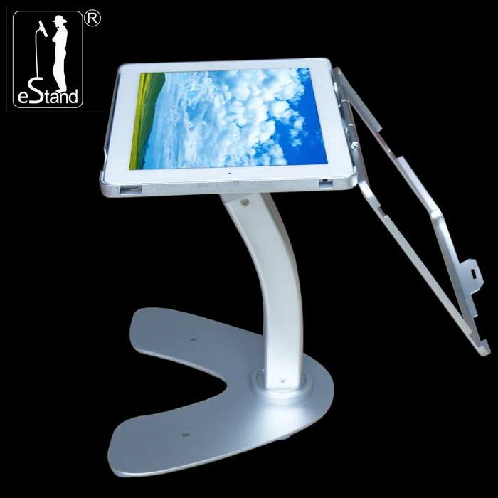 eStand 23009RT Desktop Support Rotating Metal Secured Locked Tablet PC Stand for 10.2 inch iPad 7 th/ iPad 8 th