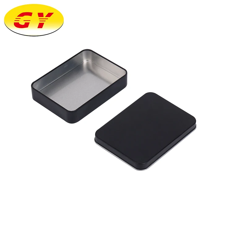 Wholesale container packaging custom metal rectangle tin can