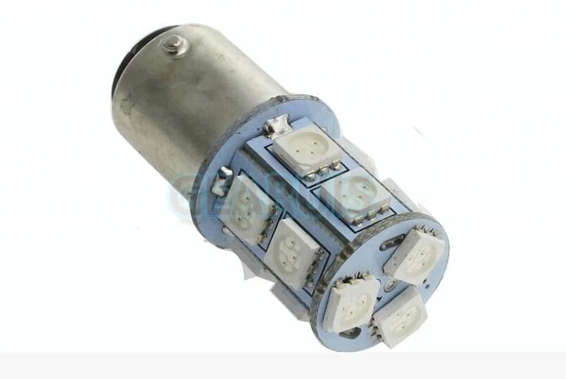 P21/5W S25 1157 BAY15D 13 SMD 5050 LED For auto car light brake light DC 12V white red blue yellow