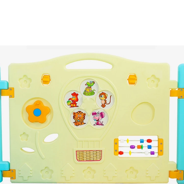 Safe Activity Field Colorful Modern Folding Color Playpen Baby Safety Fence Kid