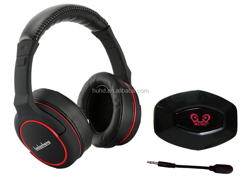 
7.1 surround sound wireless gaming stereo headphone big earcups game headset for PS4 Xbox one PS3 Xbox360 PC 