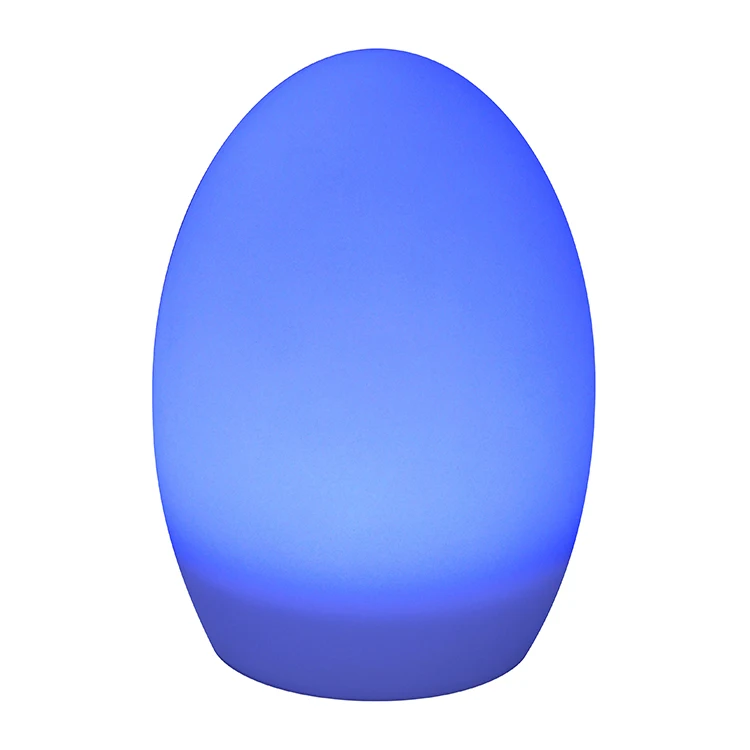 Hot Trending Products LED RGB Waterproof Egg Shape Garden Solar Light for Lawn Outdoor Easter Decoration