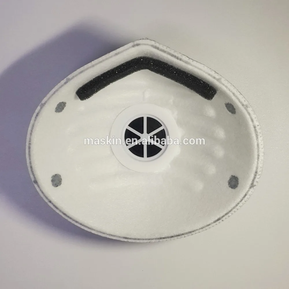 Activated Carbon Face Mask with Exhalation Valve NIOSH N95 Mask