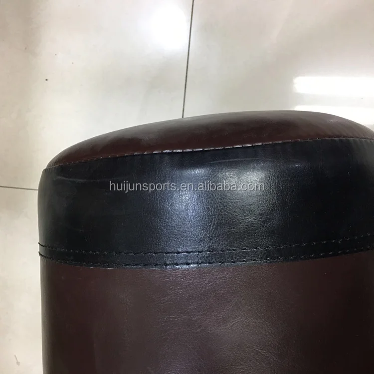 HJ-G2018B Factory supply martial arts goods PU leather boxing punching bag with chain