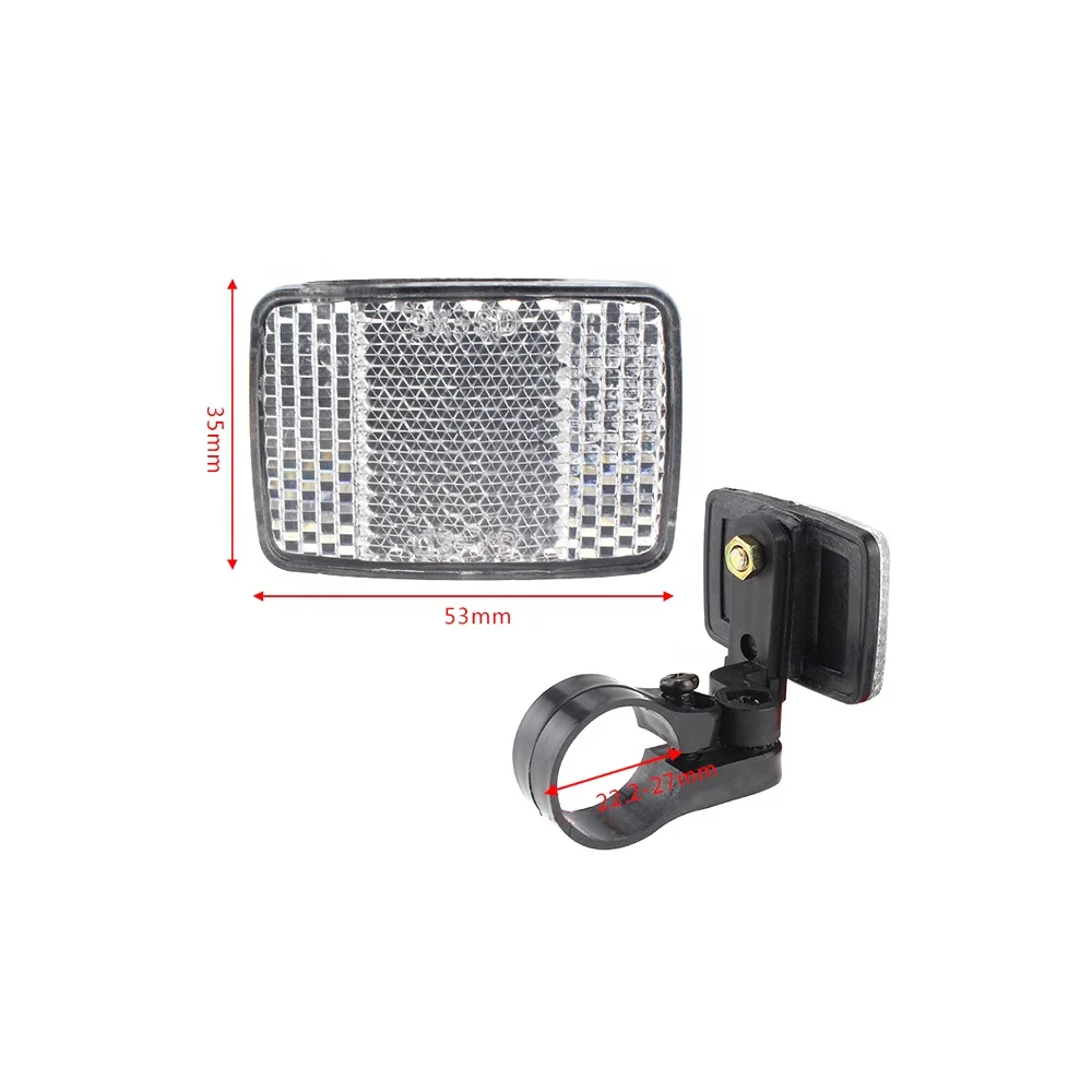 Bicycle Front Rear Reflective Lens MTB Road Cycling Riding Warning Light Cycling Safety Accessories Bike Automatic Reflectors