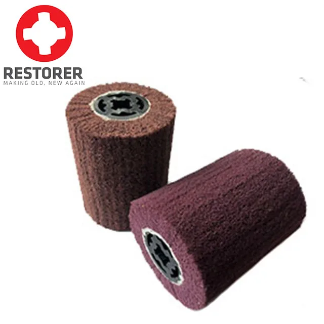 Surface condition tool restorer burnishing polishing machine electric belt sander with stainless steel bristle wheel