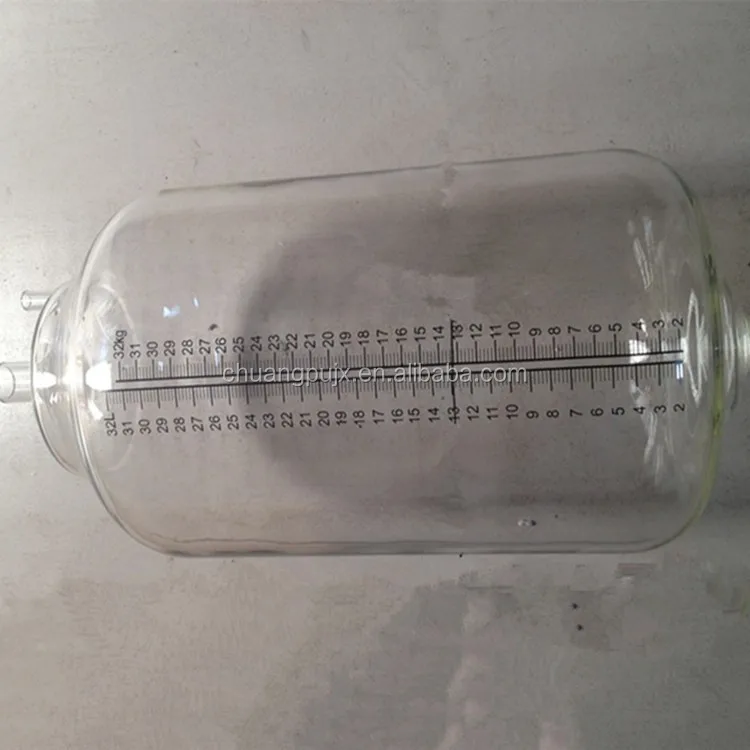 32L Glass Milk Meter/Recording for Dairy Farm
