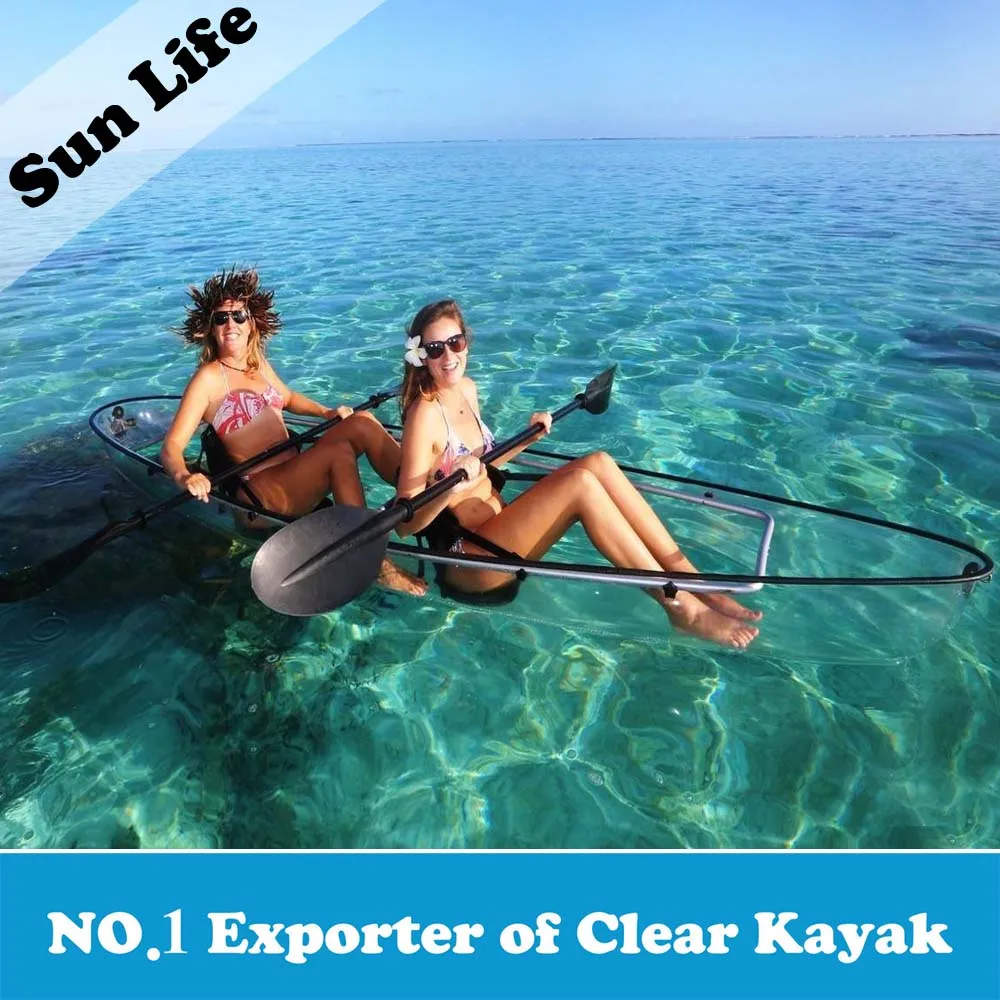 Hotsales Duranble tourism see through kayak and canoe