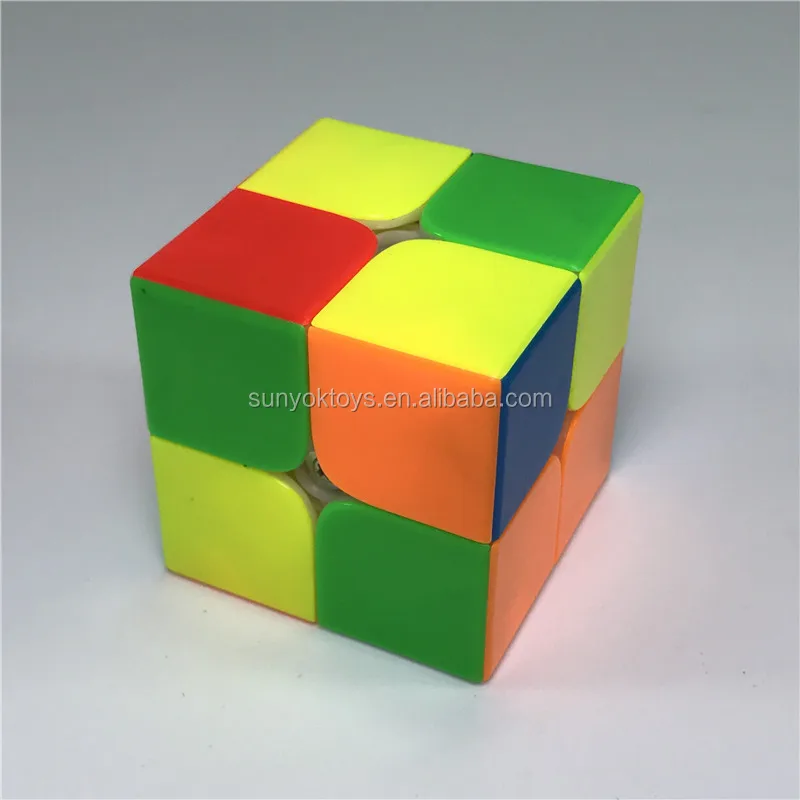 Yuxin  Speed puzzle Little magic 2x2x2 5CM cube Collecting plastic magic cube Educational toys