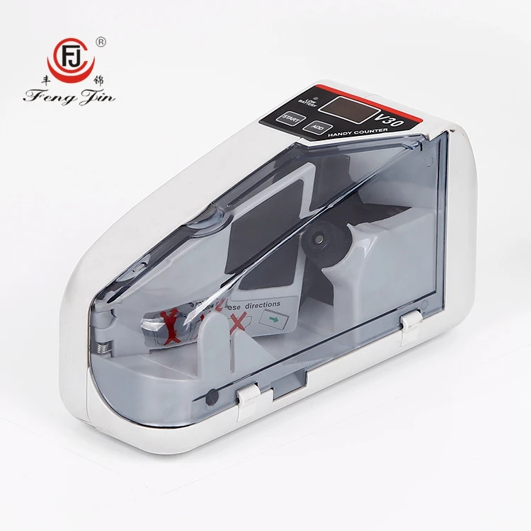 FJ-V30 Custom Bill Portable Mixed Denomination Used Banknote Money Counter