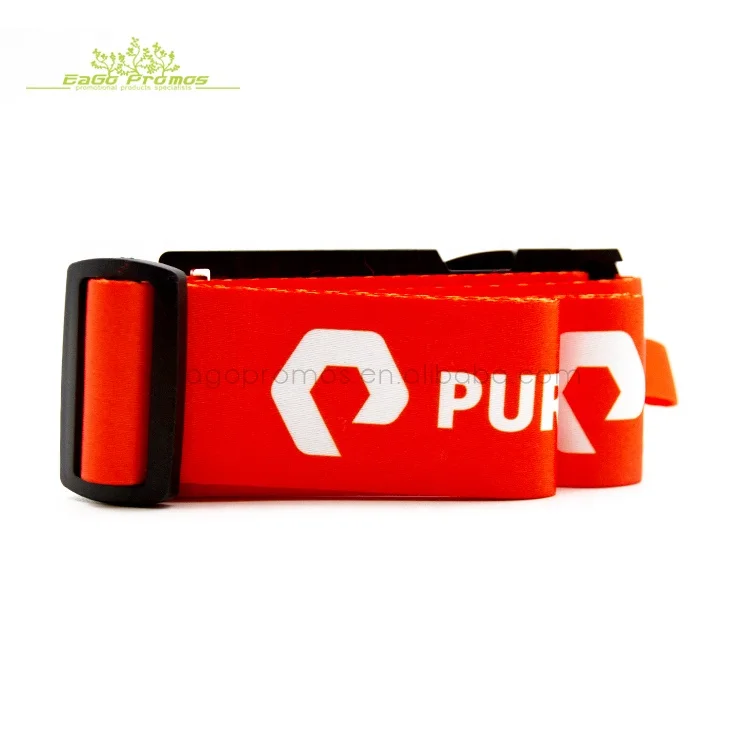 2022 2023 Adjustable Travel Luggage Strap Sublimation Custom Design Lock Belt with Num Lock