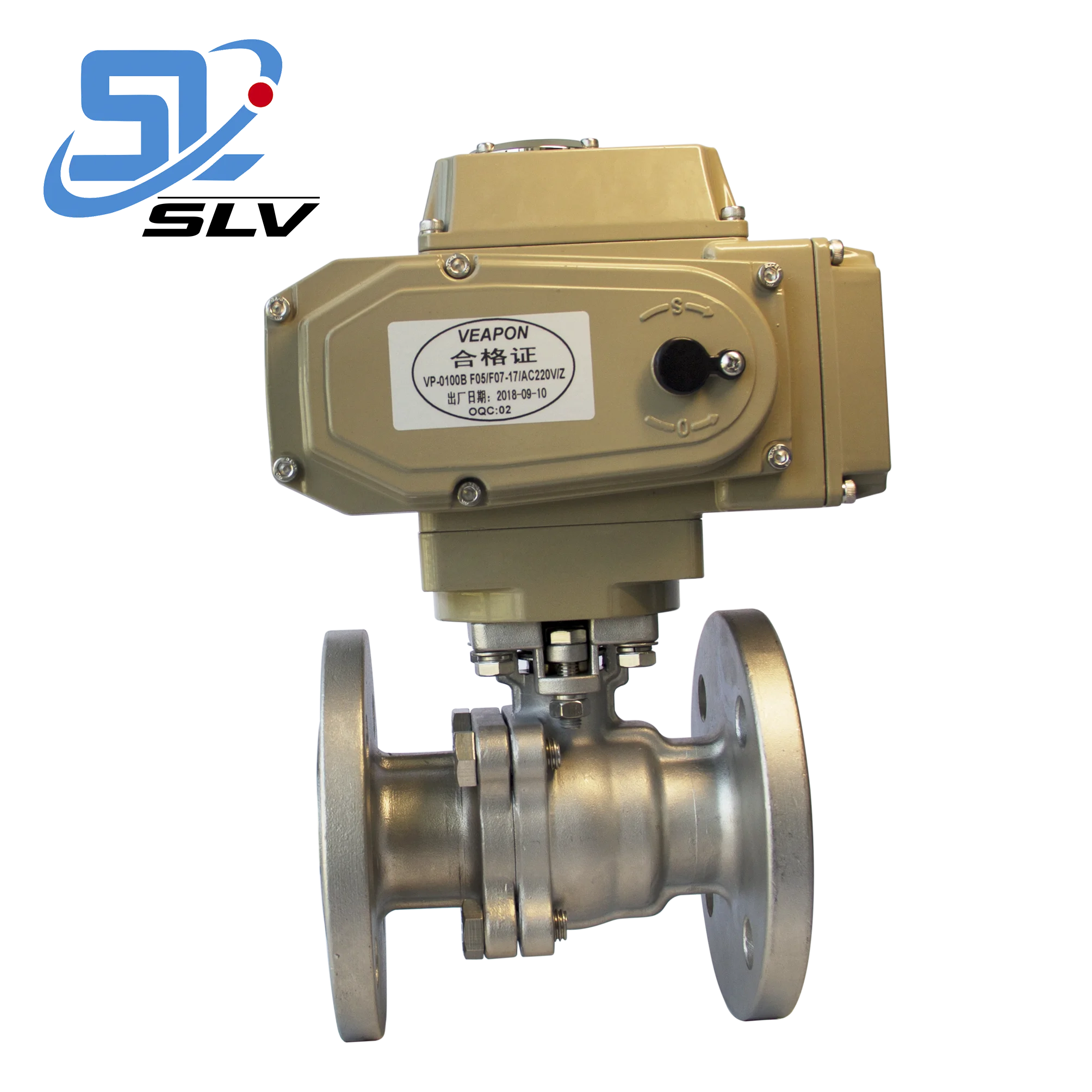 DN50 100 300 SS Electronic Control Flange Valve for Industry