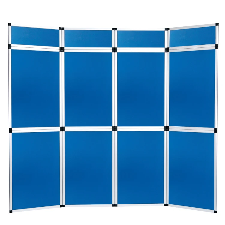 
Aluminum modular PVC board wall display folding panel 