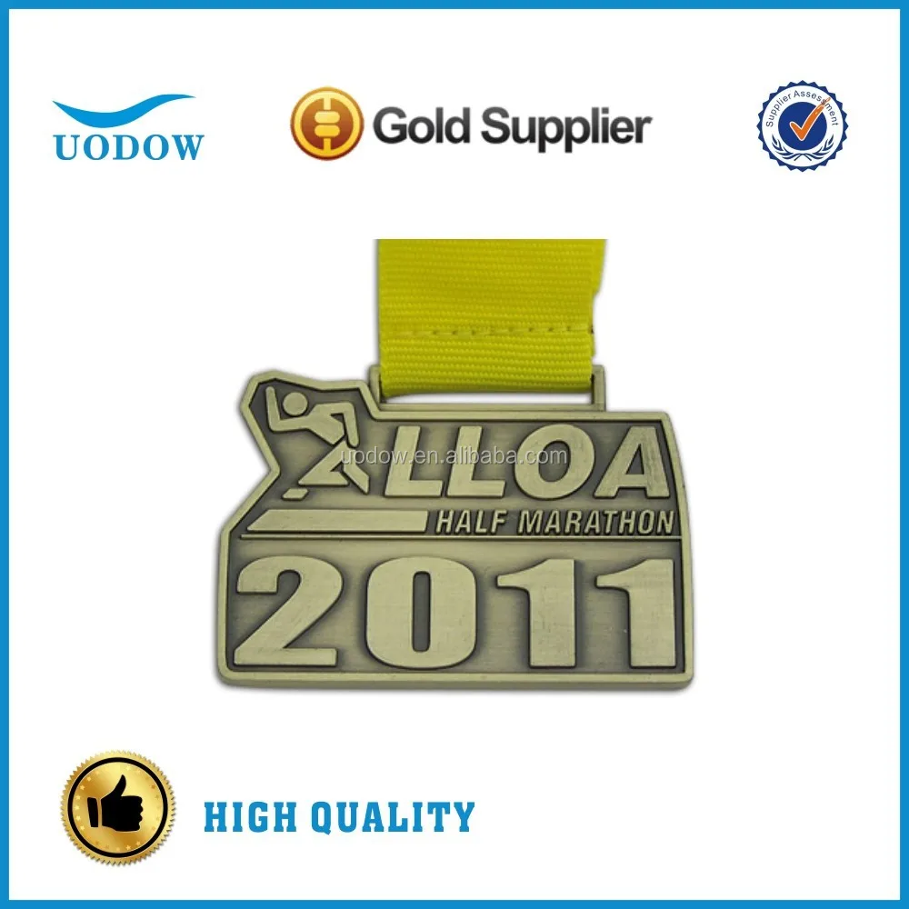 custom made antique silver medal