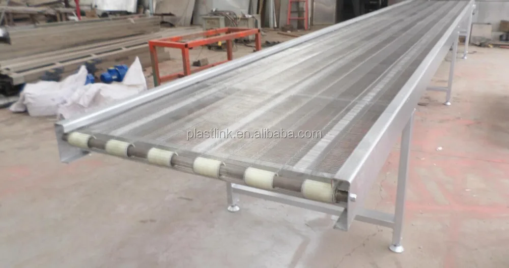 customized size stainless steel food fruit vegetable wire mesh belt conveyor