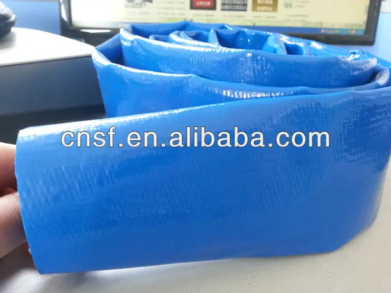high quality lay flat water delivery hose reel