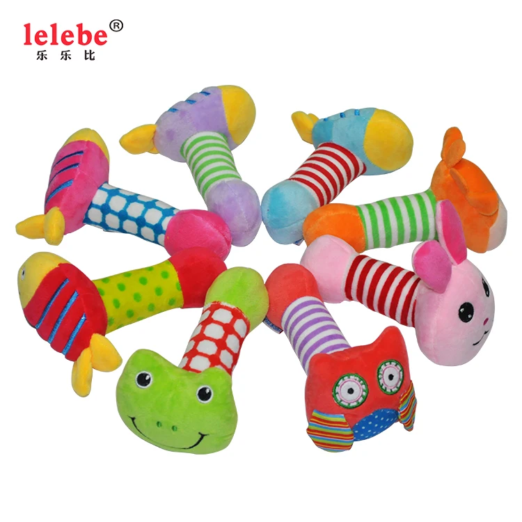lelebe 2019   pet toy plush  baby rattle  children fish organic  empty   soft toy  wholesale with toys for new born babys