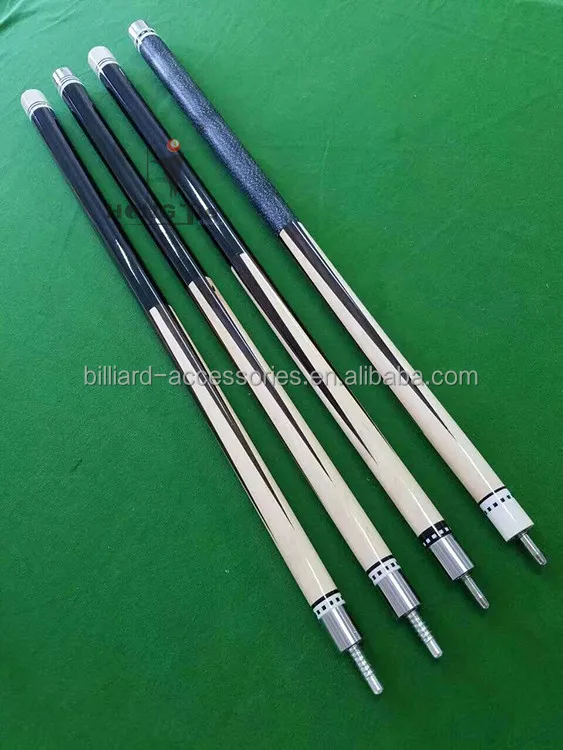 New 1/2 Jointed Style Maple Wood Spliced Shaft Pool Cue