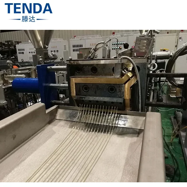 PP PA ABS  Plastic Pelletizing Extrusion Machine Production Line for Sale