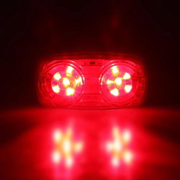 L2287 12/24V 10-30V 10 /  12 / 18  LED Red White Yellow Truck Trailer Pickup Light side marker light signal lamp