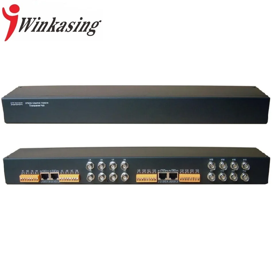 16 channel passive video balun AHD CVI TVI CVBS 16ch UTP video balun