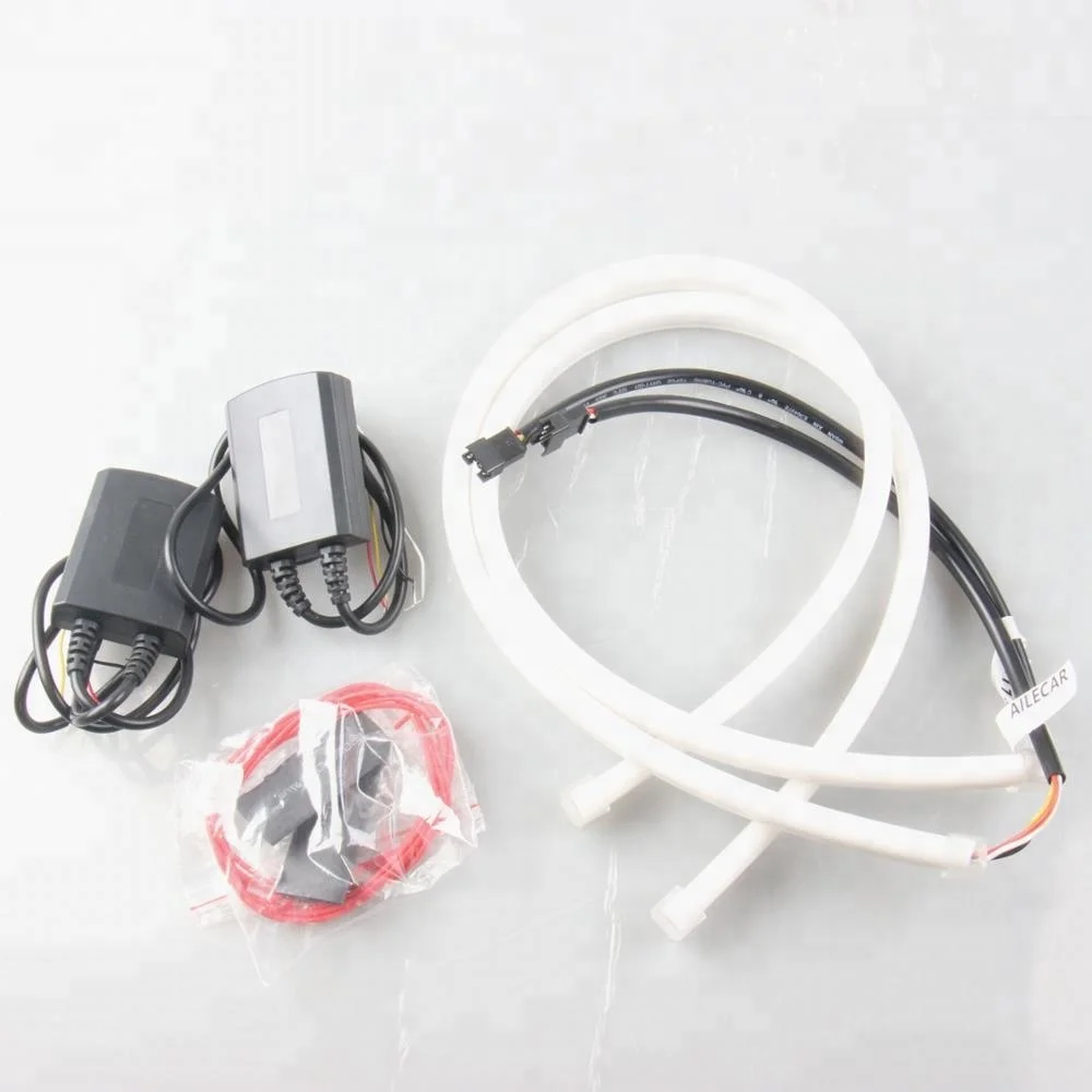 60CM SMD 3014 Switchable LED Sequential Daytime Running Light White/Yellow