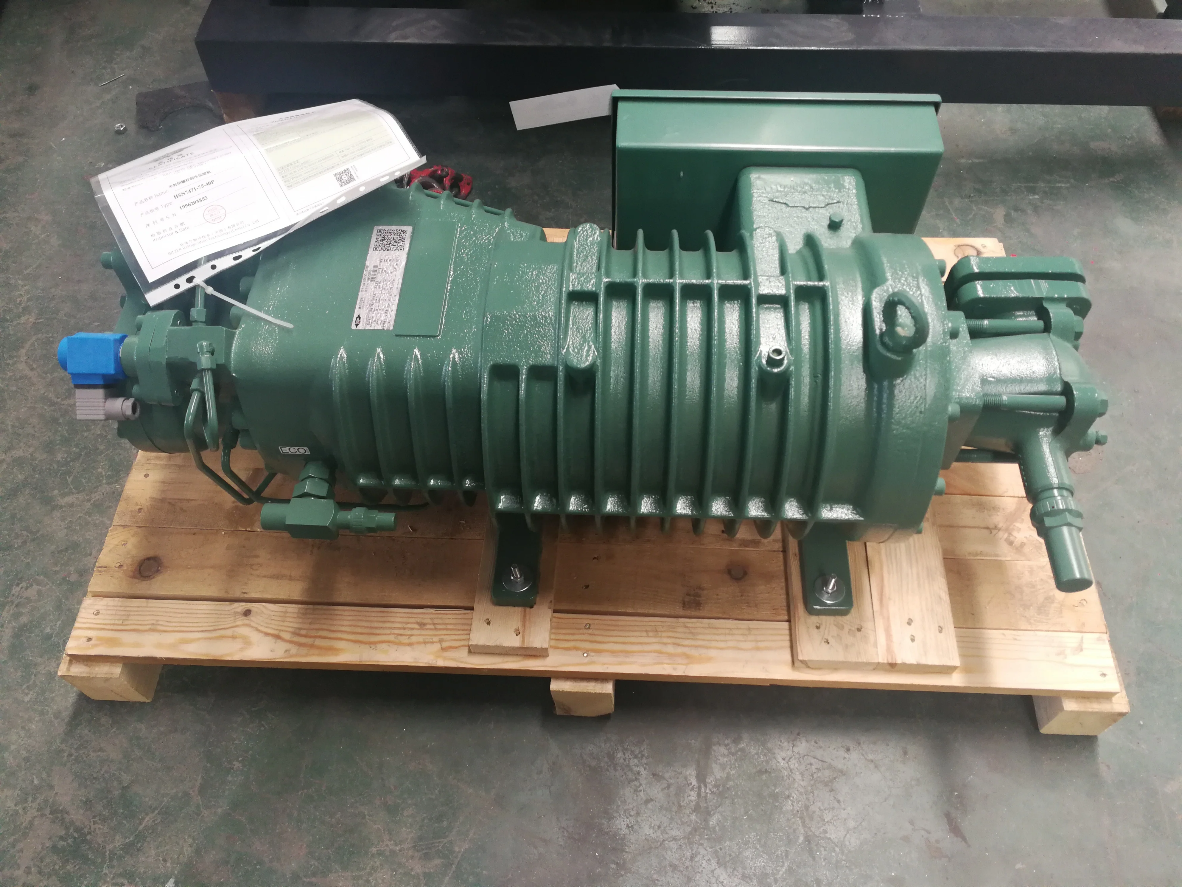 water chiller 75HP compressor  paralleled unit for making ice cream