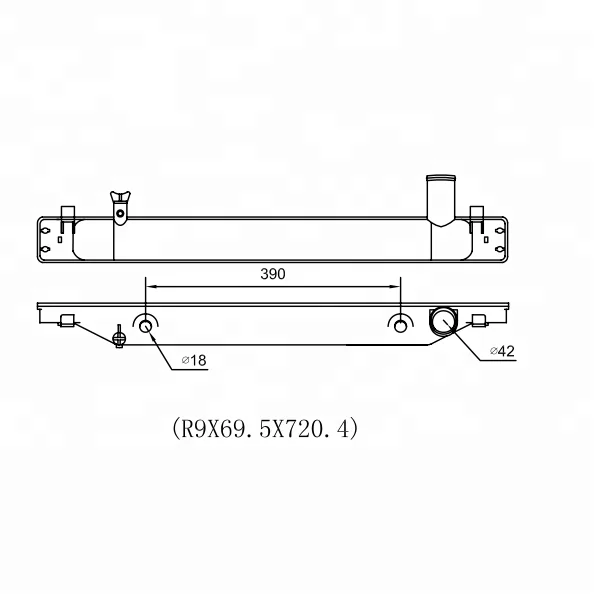 Auto Radiator Plastic Tanks TPG079 BE-RT079 Car Plastic Tanks