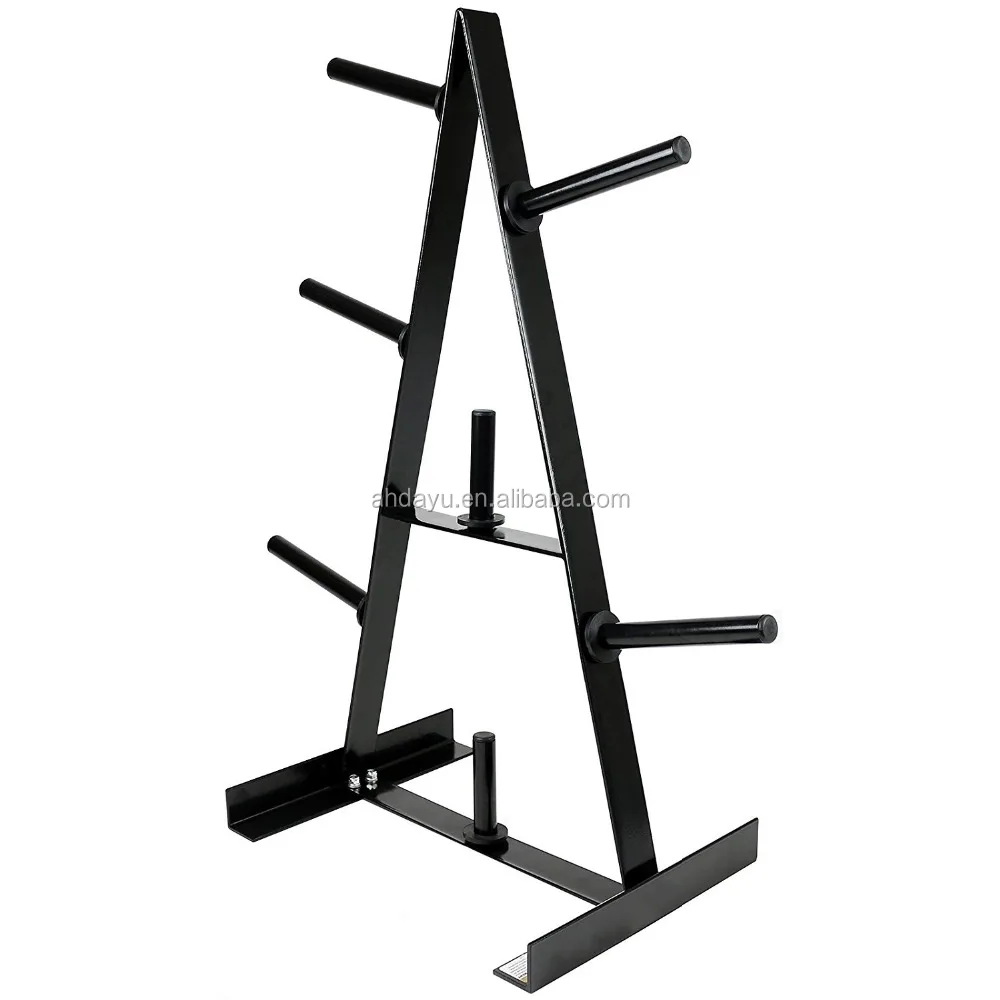 Standard Weight Plate Tree Rack Stand Storage for 25mm Plates