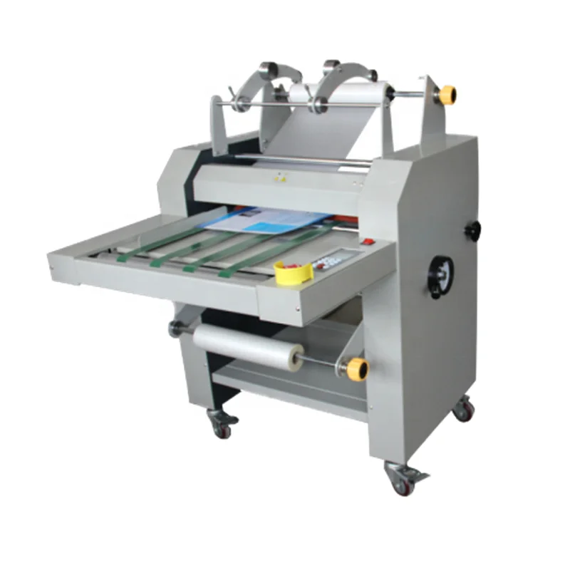 490mm/720mm  Double sides hot and cold roll to roll laminating machine