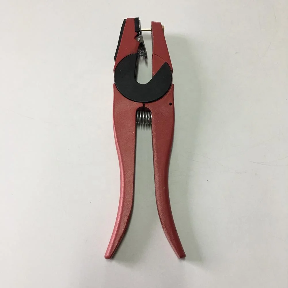 top sell Red pig ear tag plier  cattle ear tag applicator