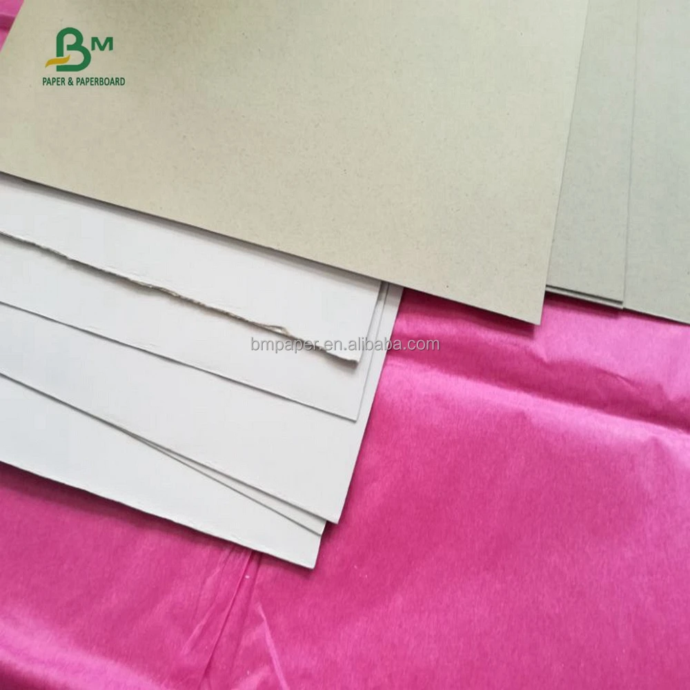 
Wasted material paper board grey 230g duplex board for gift packaging <span style=