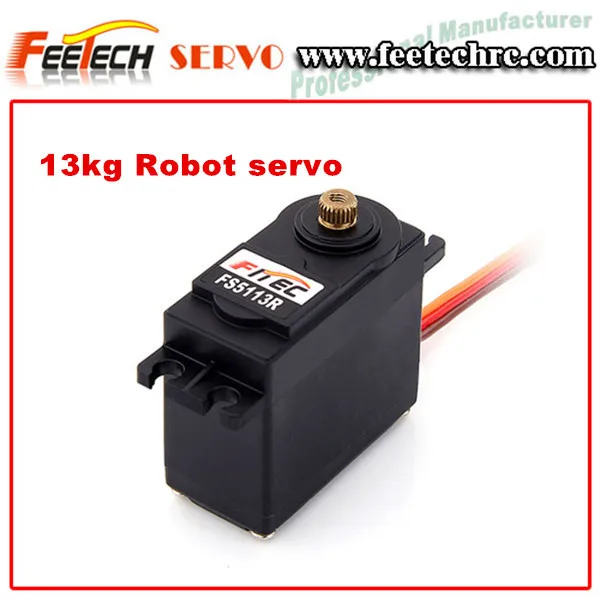 fs5113r стандартный аналоговый 360 вращения степени 13kg робот серво