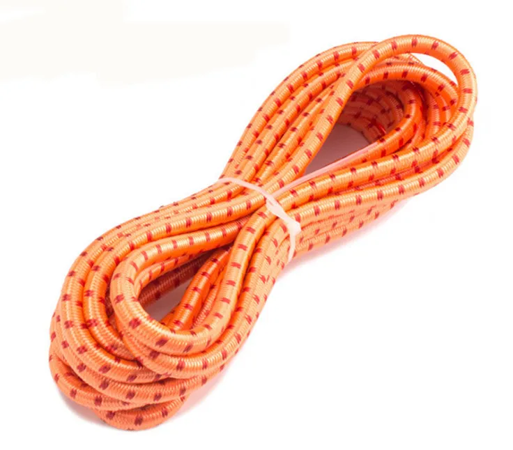 Imported natural latex bungee cords  /high tensile strength elastic cord/shock cord