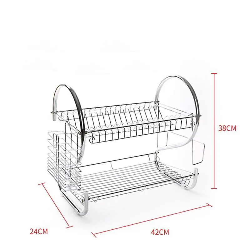 Kitchen Wall Dish Racks 304 Stainless Steel Dish Rack